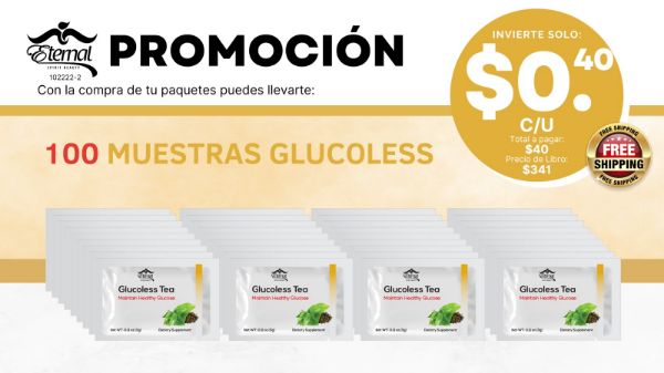 Imagen de Promo 102222-2 (D): 100 Samples de Glucoless Tea