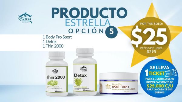 Imagen de Promocion 072123-7 (3 E): Producto Estrella Opcion #5 (Perdida de Peso)