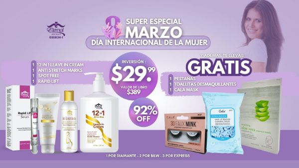 Imagen de Promocion 030824-1 (1 D) Especial Dia de la Mujer (USA)