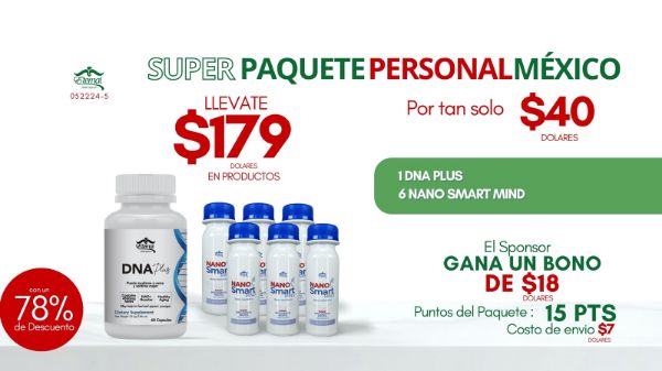 Imagen de Super Paquete Personal Salud 052224-5 $179 en productos