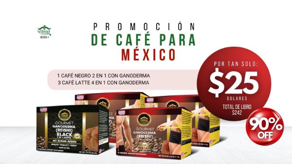 Imagen de Promocion 062824-1 (1E): Especial de Cafe para Mexico (4 Cafes)