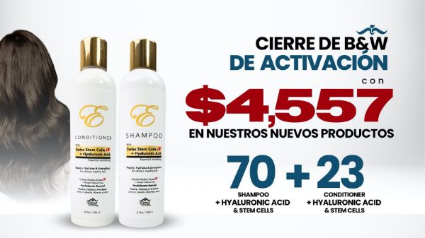 Imagen de Super Cierre Black and White (Magical Closing) Registracion 071224-1 Hyaluronic Acid Shampoo y Conditioner (Acido Hialuronico) 70 mas 23