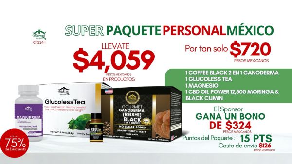 Imagen de Super Paquete Personal Mexico 071224 Diabetes $4059 MXP en productos