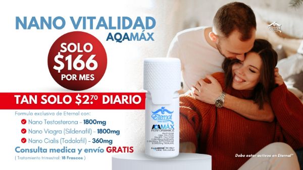 Imagen de Eternal Pharmacy Tratamiento de 3 Meses (Nano Vitalidad Aqamax) - $499 8/26/2024