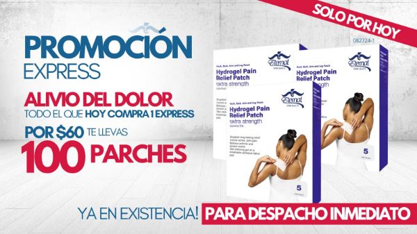 Imagen de Promocion 082724-1 (1 E): 100 Parches con la compra de 1 Express