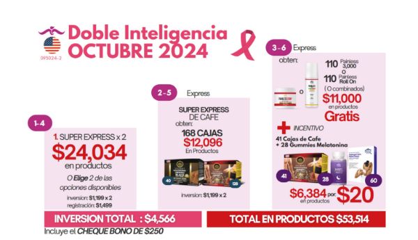 Imagen de Promocion 093024-2 (3 E): Incentivo Inteligencia Artificial Doble Octubre 2024