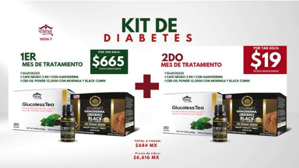 Imagen de Promocion 111524-7 (1 E): Kit de Diabetes Morelia Mexico