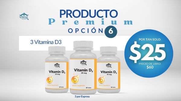 Imagen de Promocion 081523-1 (3E) Producto Estrella Opcion #6: (Vitamina D3)