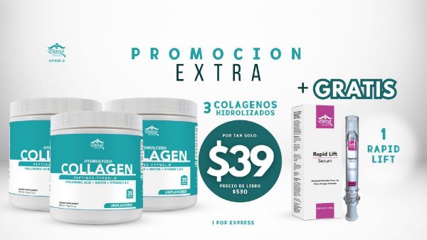 Imagen de Promocion 011425-2 (3 E): Especial (3 Colagenos Hidrolizados + 1 Rapid Lift)