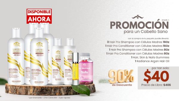 Imagen de Promocion 011425-1 (3 E): Especial para un Cabello Sano