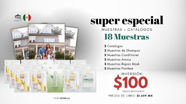 Imagen de Promocion 011625-5 (1 E): Super Especial Muestras + Catalogos para Mexico