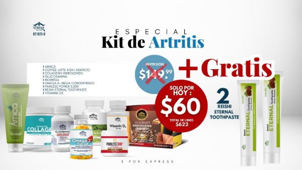 Imagen de Promocion 021825-8 (3 E): Especial Kit de Artritis