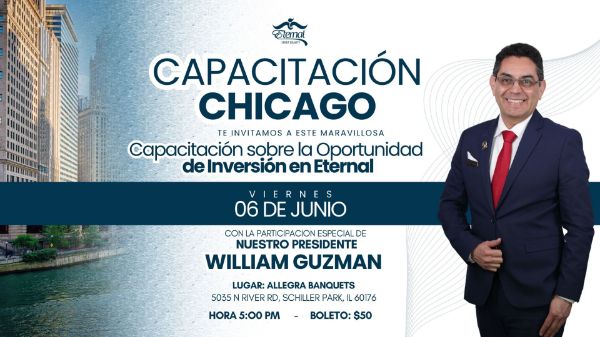 Imagen de Ticket para Capacitacion en Chicago, IL - Junio 6, 2025 ($25 C/U)