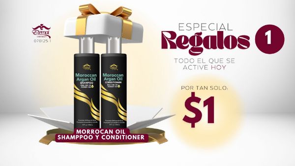 Imagen de Promo 070125-1 (1D): Especial Regalos Morrocan Oil Shampoo y Conditioner