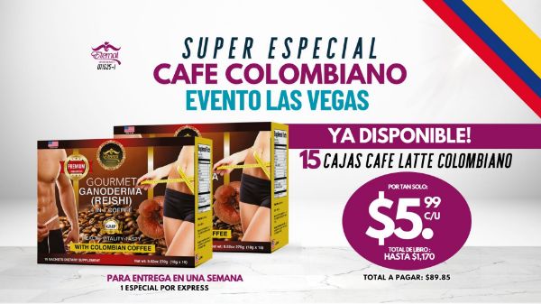 Imagen de Promocion 071525-1 (1 E): (15 Cafe Latte Colombiano) 