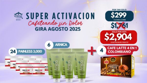 Imagen de Paquete Memorial Day Activacion  Registro 081125-1 Cafeteando Sin Dolor $2904 en productos